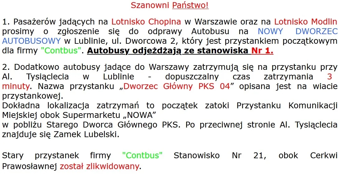 Contbus Warszawa-Lublin: Rozkład, ceny, bilety Wszystko, co musisz wiedzieć